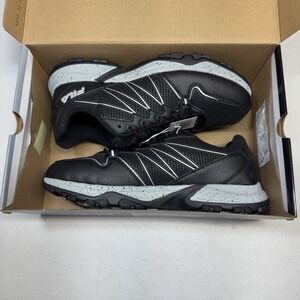FILA Quadrix Men's Hiking Trail Shoes Sneakers Black/Grey US Size 11 New In Box